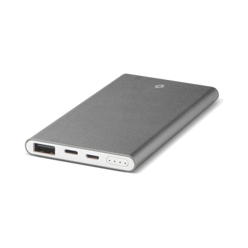 ttec AlumiSlim S Universal Mobile Charger Power Bank 5000 mAh silver
